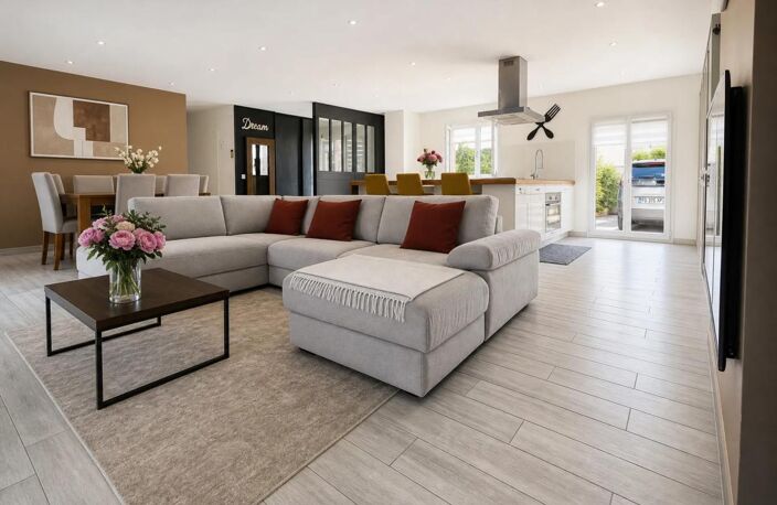 Maison moderne PLAIN PIED de 5 pièces de 110 m² à Crouy-en-Thelle (60) — photo 2