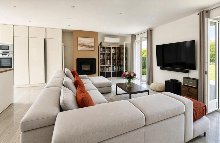 Maison moderne PLAIN PIED de 5 pièces de 110 m² à Crouy-en-Thelle (60) — photo 3