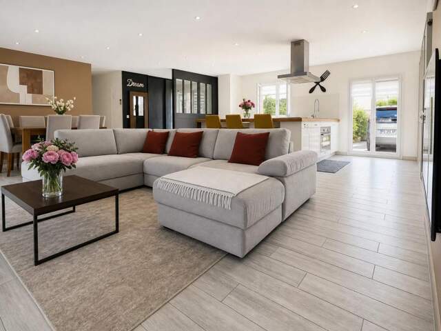 Maison moderne PLAIN PIED de 5 pièces de 110 m² à Crouy-en-Thelle (60) — photo du bien