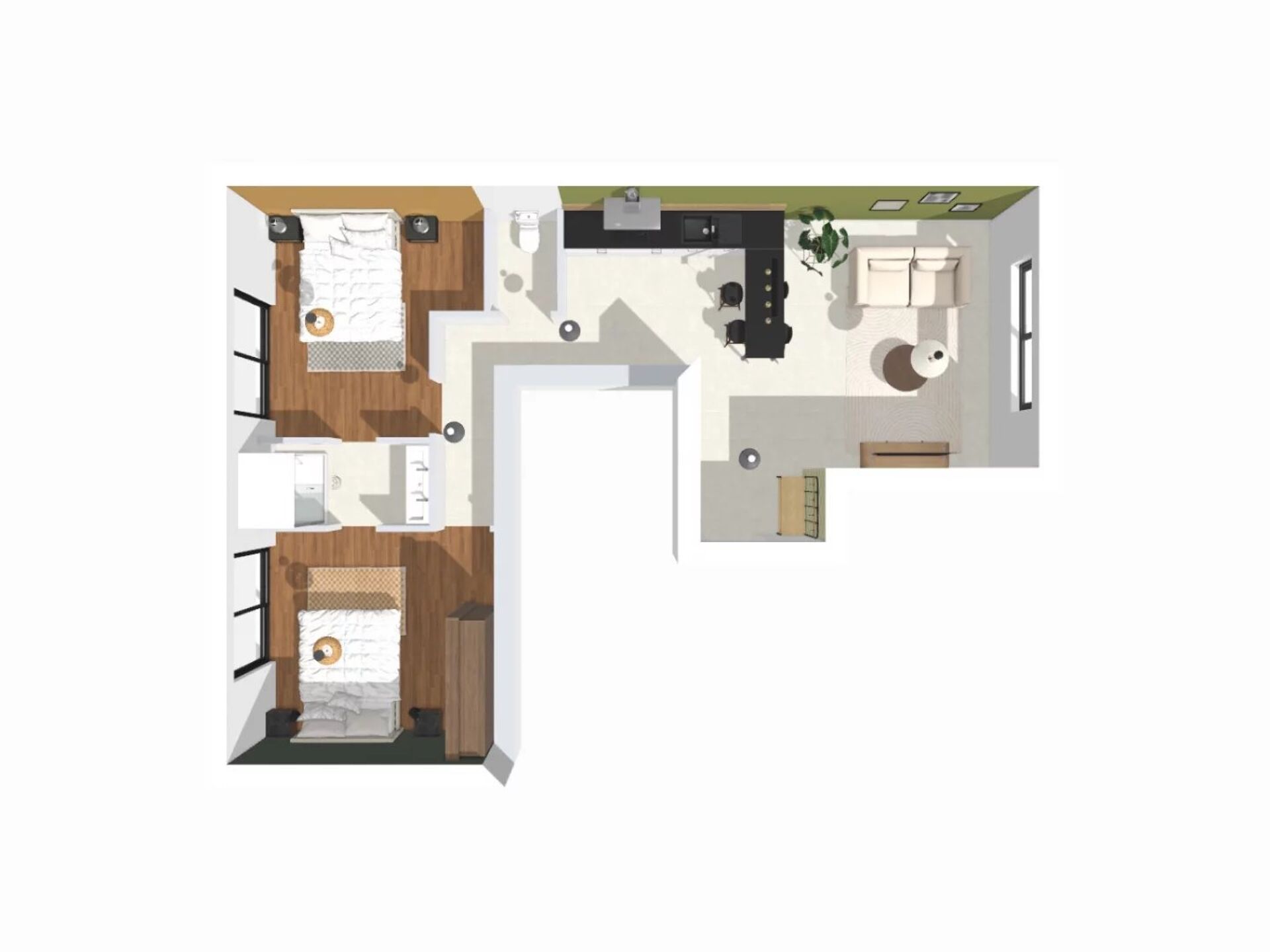 Appartement 3 pièces 52 m² · à Brive-la-Gaillarde · 52 m² · 82 000 €