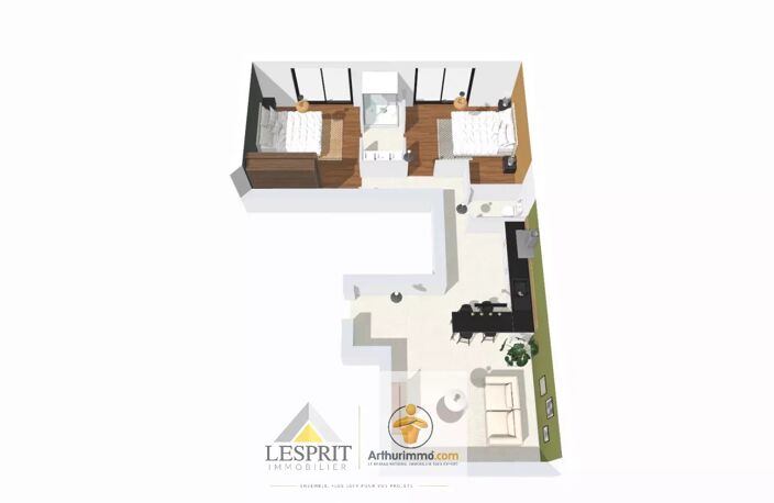 T3 en Rez-de-Chaussée – Terrasse, Parking & Gros Potentiel — photo 2