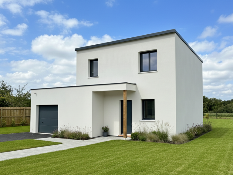 MAISON MODULAIRE A OSSATURE BOIS A BATIR  — photo 1