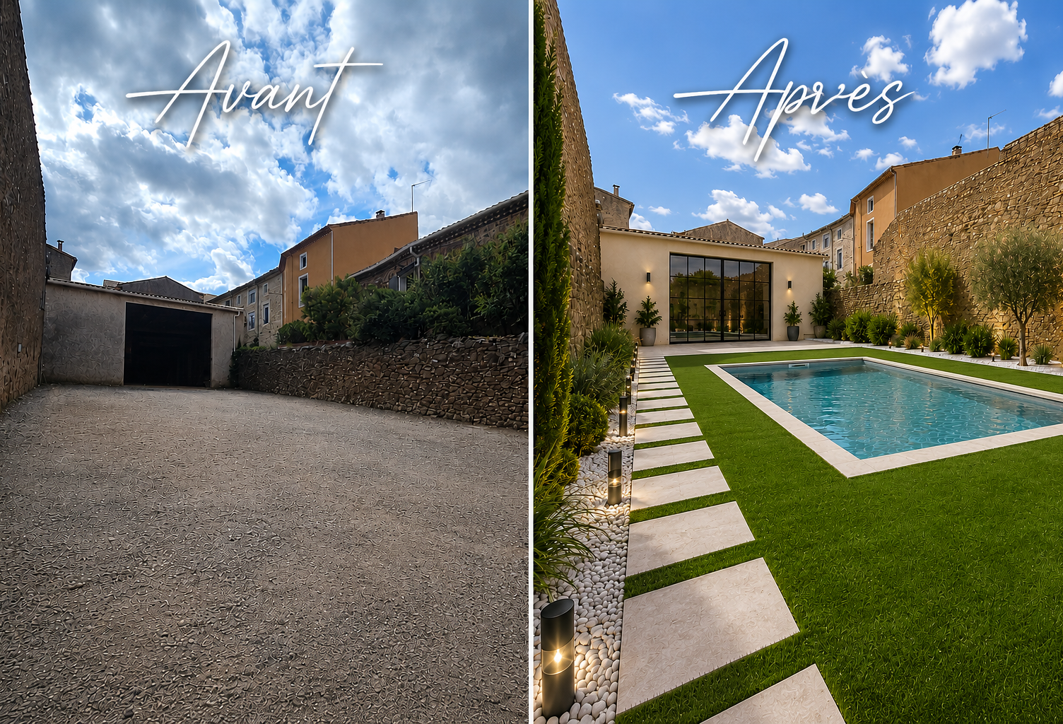 A VENDRE - CAZEDARNES - TERRAIN CONSTRUCTIBLE DE 391 M2 AVEC — photo 1