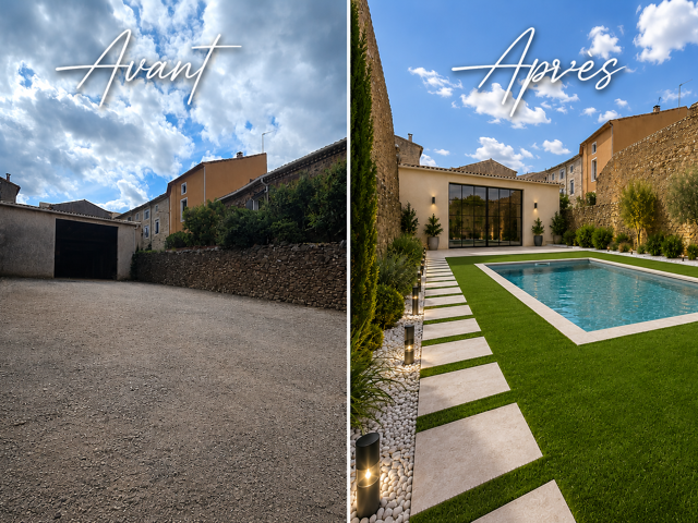 A VENDRE - CAZEDARNES - TERRAIN CONSTRUCTIBLE DE 391 M2 AVEC — photo du bien