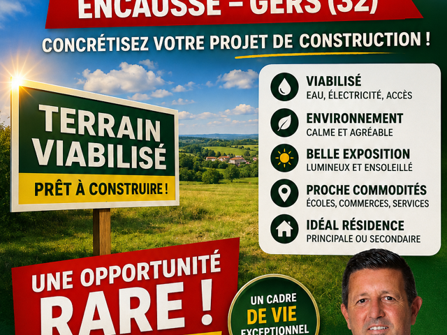 Vente Terrain à bâtir 1 000 m&sup2; — photo du bien