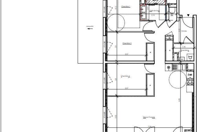 Vente Appartement 4 pièces — photo 2