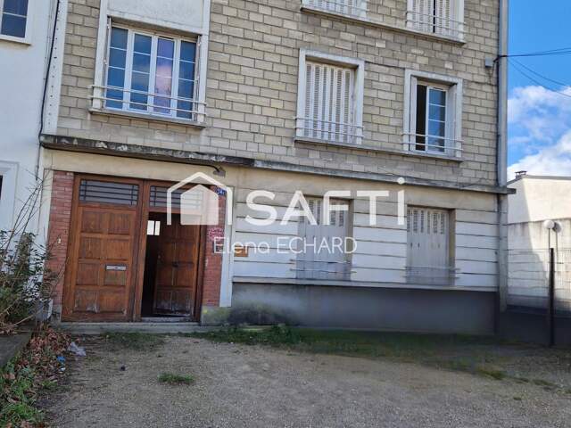 Fort potentiel ! Appartement 63 m² à Rénover  2 chambres  Mantes-la-Jolie — photo du bien