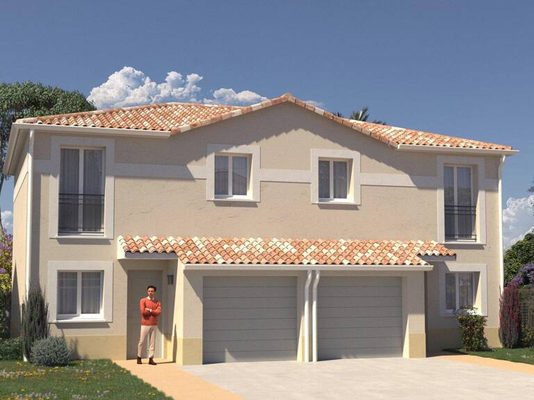 Maison neuve 80 m2 avec 3 chambres, jardin et garage — photo 1