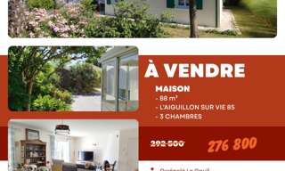 Maison 4 Pièces 88 m² à vendre à L'Aiguillon-sur-Vie (85220)
