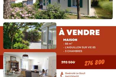 Maison 4 pièces 276800 €