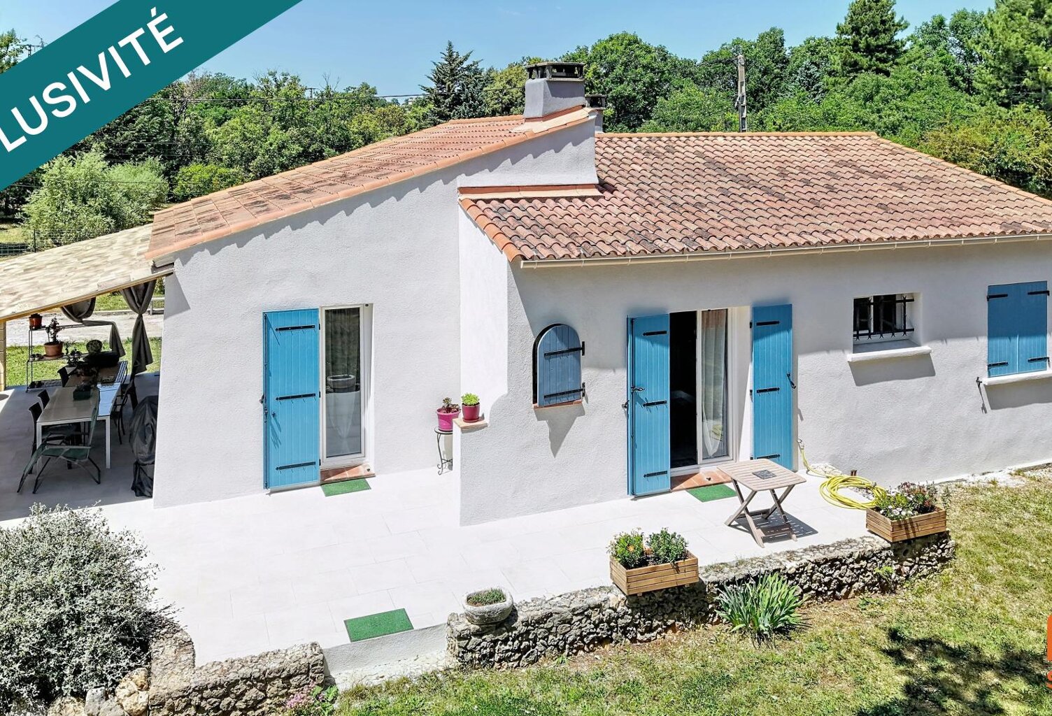 Villa de 98m² sur 2331m² de terrain arboré et clos — photo 1