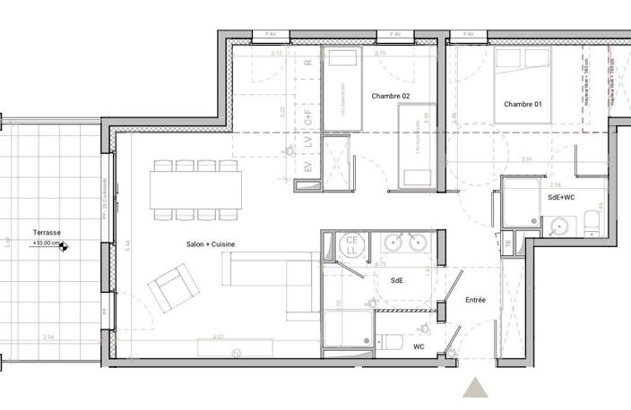 Vente Appartement 3 pièces — photo 5