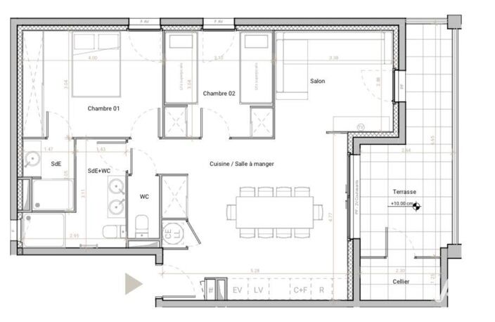 Vente Appartement 3 pièces — photo 5