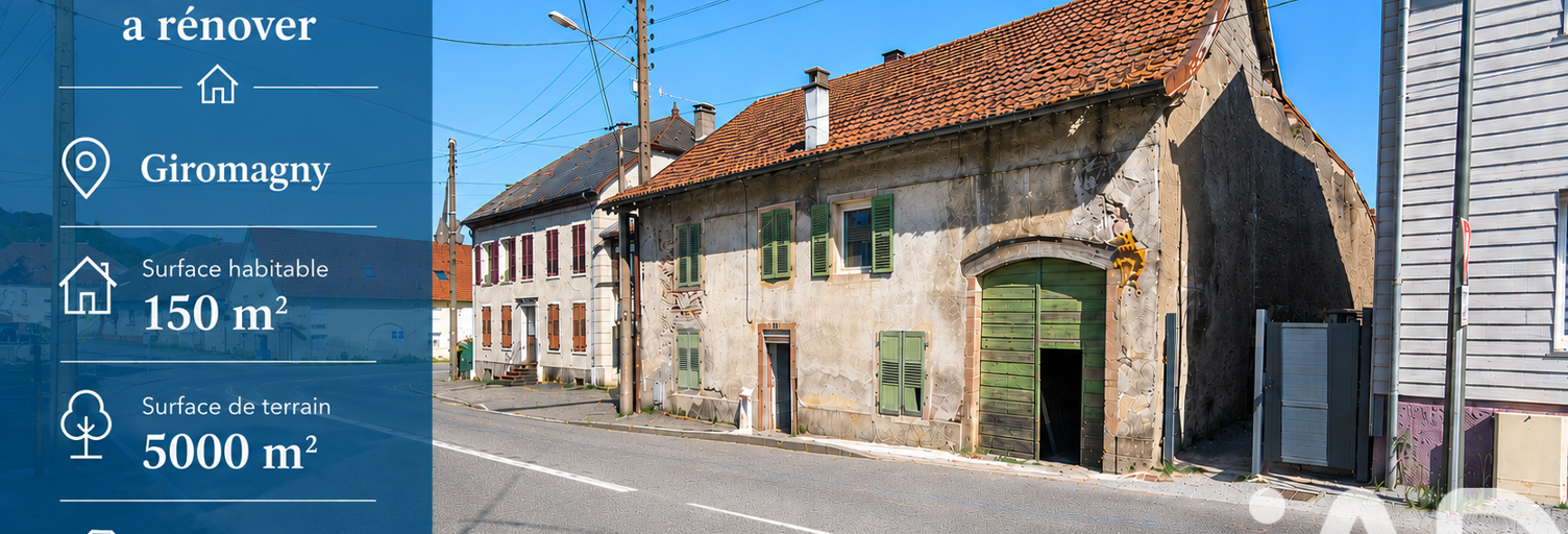 Maison 8 Pièces 150 m² à vendre à Giromagny (90200)