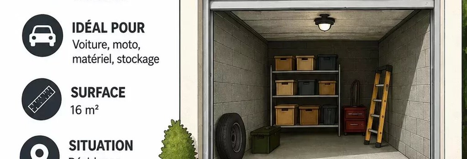 Garage  16 m² à vendre à Caluire-et-Cuire (69300)