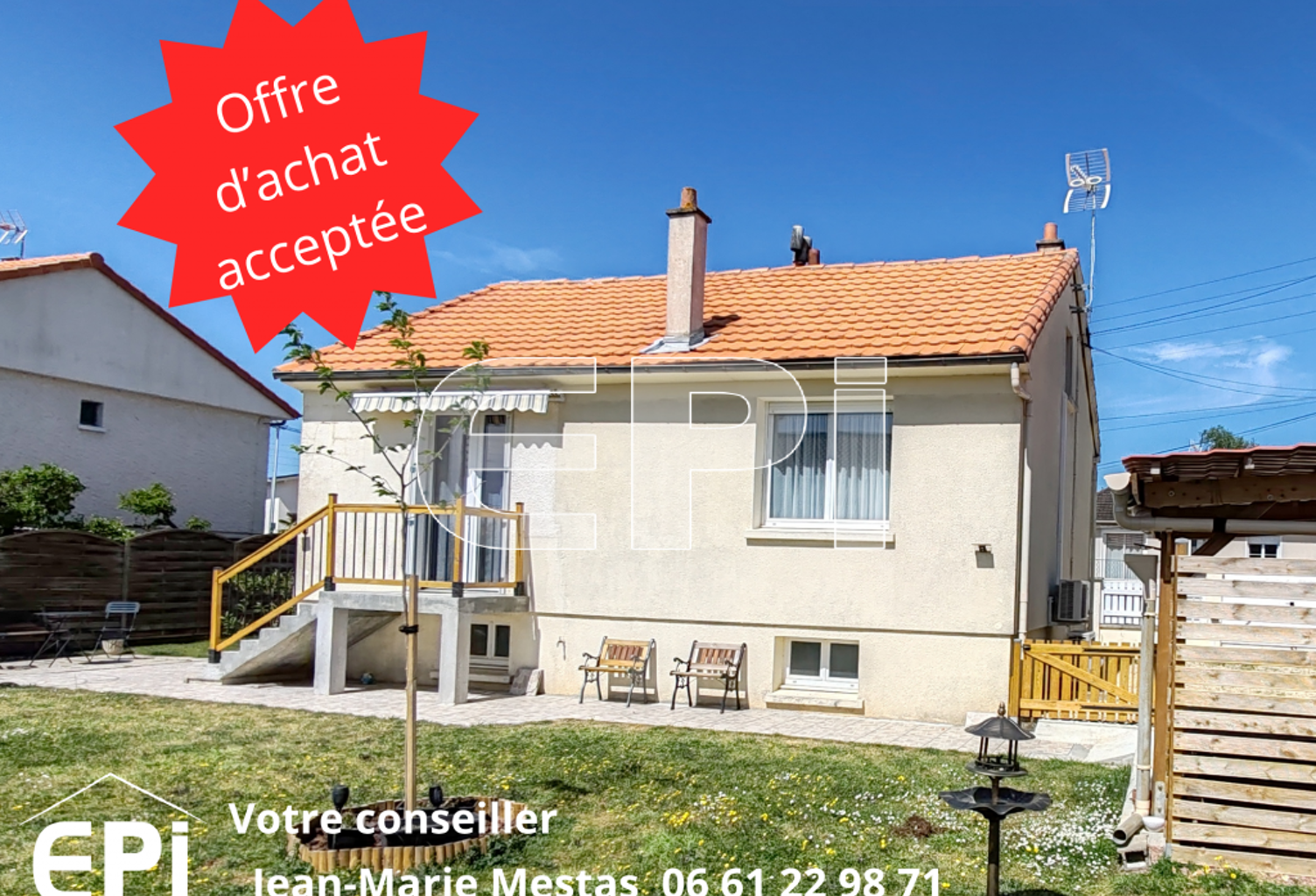 Idéalement situé, ce pavillon de 60 m² comprend: séjour, cui — photo 1