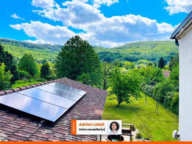 Maison rénovée bourg - Gare SNCF - 3 chambres - PAC - Panneaux solaires - Vue Monts d'Ambazac — photo du bien