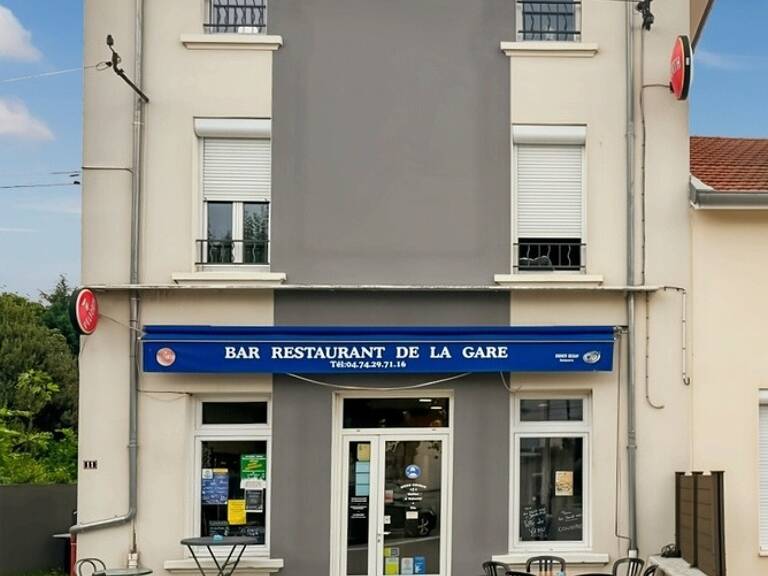 Immeuble à vendre SALAISE SUR SANNE (38) 3 appartements et un local commercial — photo 1