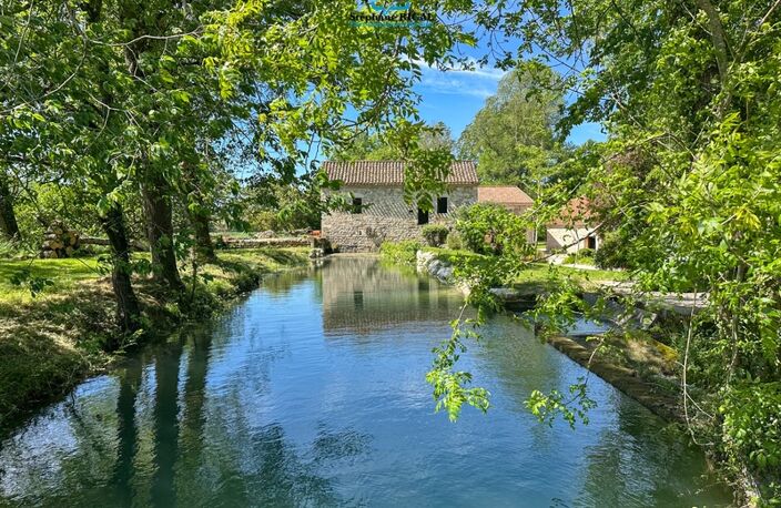Propriete à vendre 6 pièces proche de MONTCUQ (46), moulin et dépendances sur terrain de 1,67 ha — photo 2