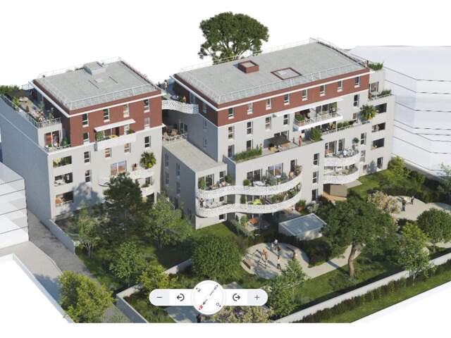 Appartement neuf 3 pièces avec double parking en sous-sol – Possibilité de TVA réduite sous conditions d'éligibilité (prix réduit à 270 080 €) --  Résidence de standing – La Seyne-sur-Mer (83) — photo du bien