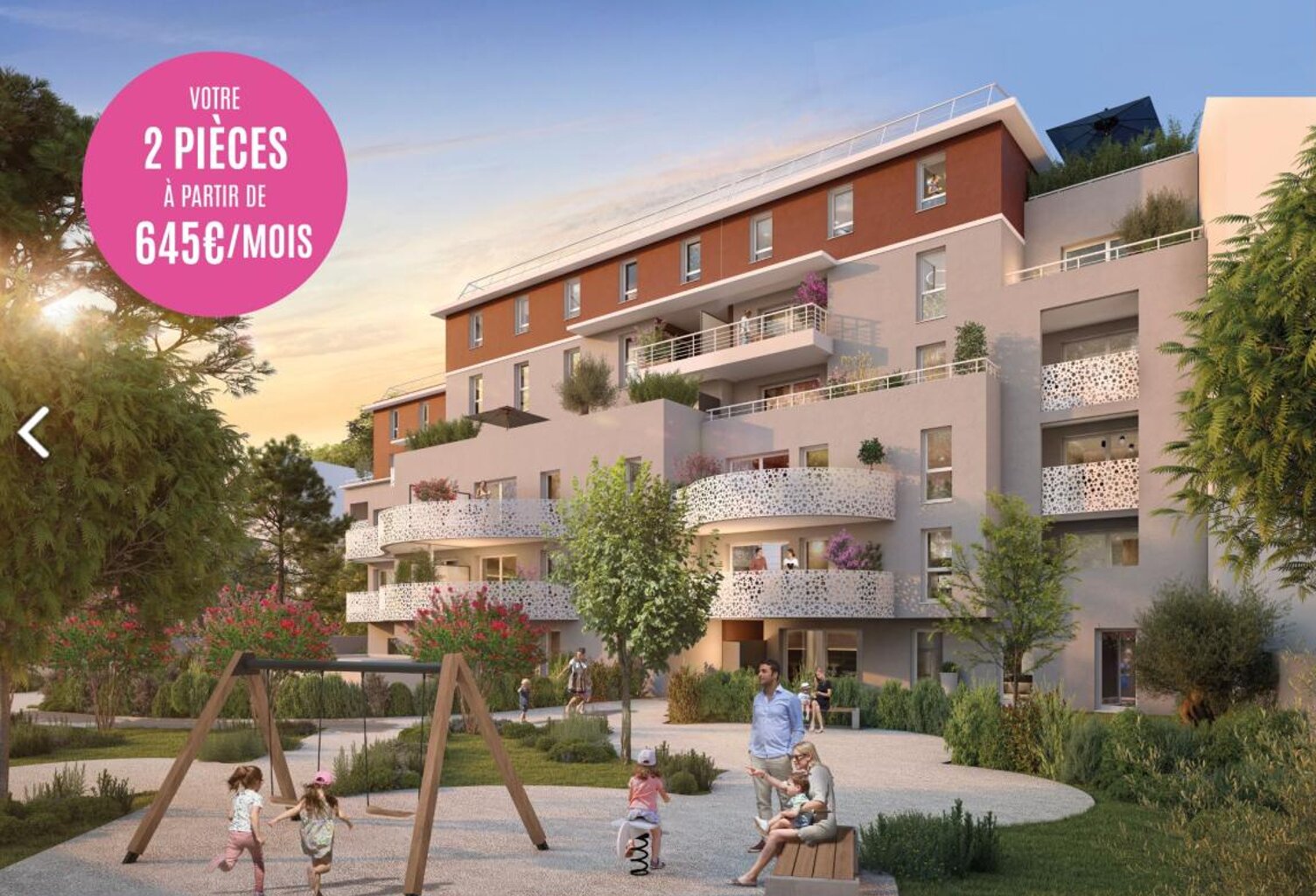 Appartement neuf 2 pièces avec loggia et double parking en sous-sol  – Résidence de standing – La Seyne-sur-Mer (83) - TVA réduite 5,5% sous conditions d'éligibilité (prix réduit à 196 758 €) - — photo 1