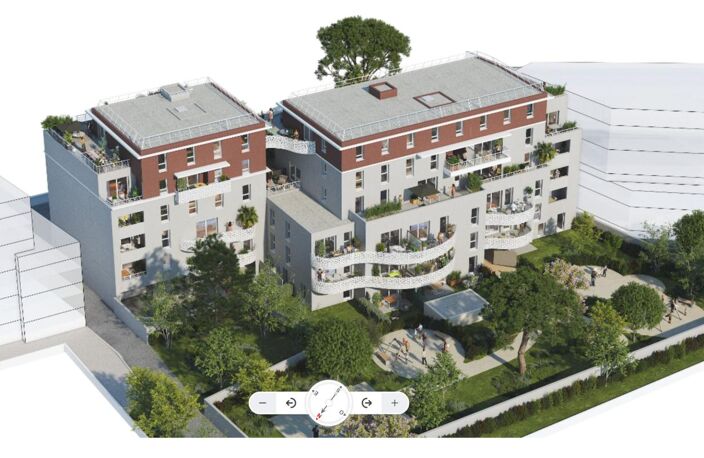 Appartement neuf 2 pièces avec loggia et double parking en sous-sol  – Résidence de standing – La Seyne-sur-Mer (83) - TVA réduite 5,5% sous conditions d'éligibilité (prix réduit à 196 758 €) - — photo 2
