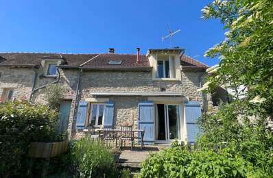 Maison familiale coup de cœur en pierres du Vexin, sur les hauteurs de Magny, 3 chambres, grand jardin et vue dégagée — photo du bien