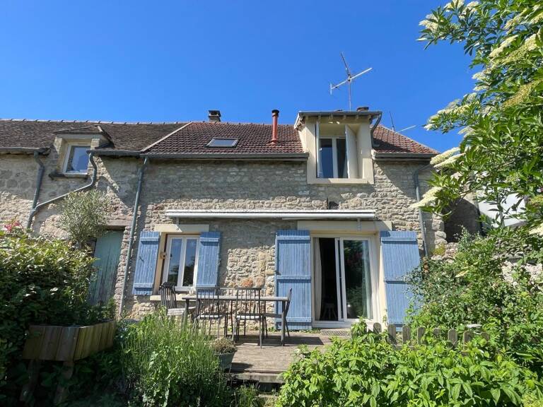 Maison familiale coup de cœur en pierres du Vexin, sur les hauteurs de Magny, 3 chambres, grand jardin et vue dégagée — photo 1
