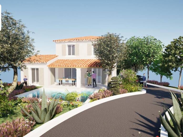 Terrain à bâtir de 1245 m2 avec Permis accordé et purgé pour une villa 4 pièces et piscine — photo 1