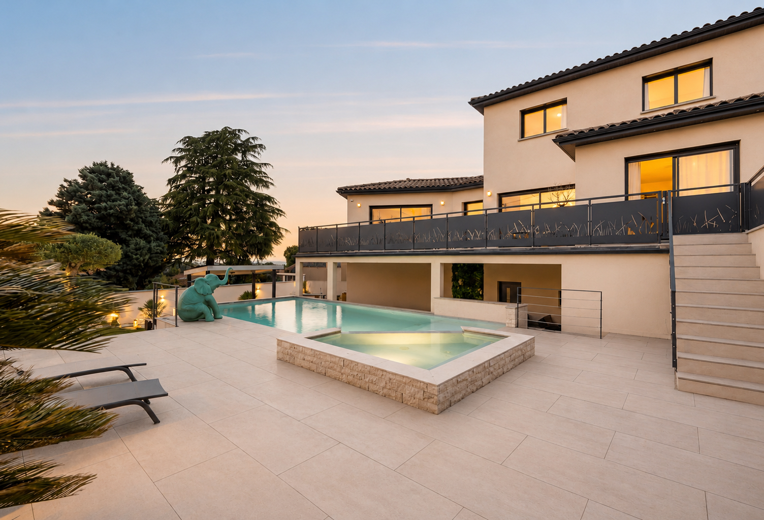 maison contemporaine Simandres — photo 1