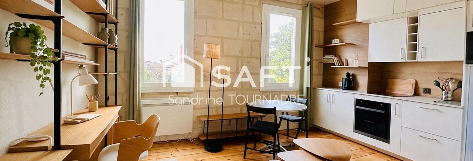 Appartement 2 Pièces 24 m² à vendre à Bordeaux (33000)