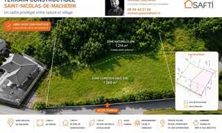 Terrain  2469 m² à vendre à Saint-Nicolas-de-Macherin (38500)