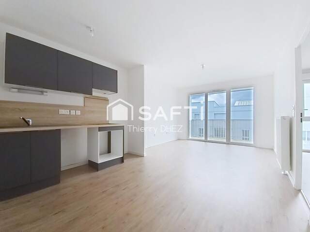T2 41m² de 2022 au dernier étage avec balcon, vue dégagée et frais de notaire réduits ! — photo du bien