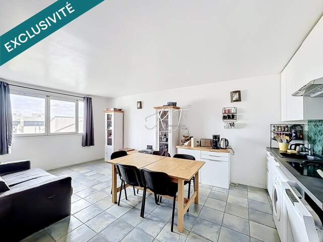 au dernier étage, 4 pièces 66m² avec 3 chambres — photo du bien