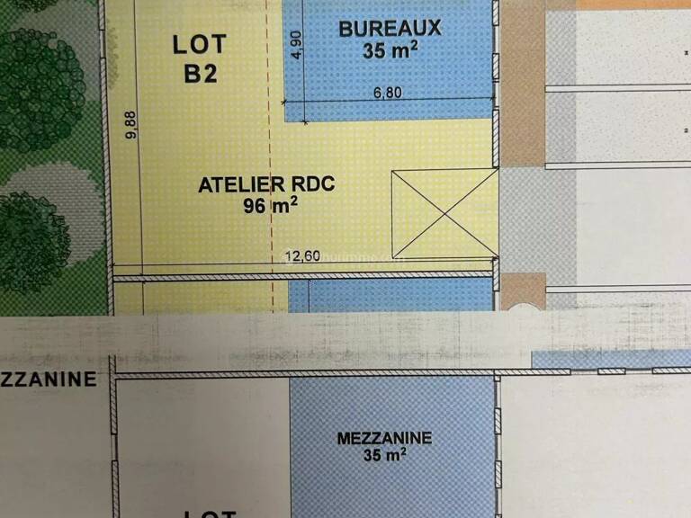 À louer – Très beau local commercial / d’activité de 161 m² – Décines-Charpieu — photo 1