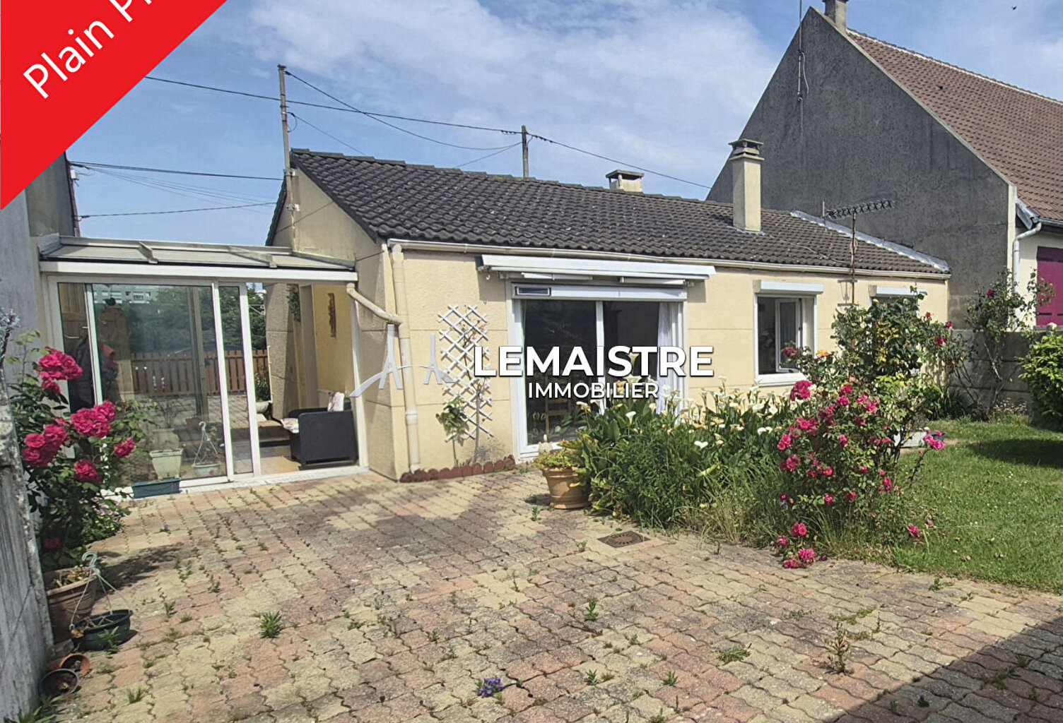 Maison à vendre  Le Havre  80 m²  2 chambres  Plain-pied  Véranda — photo 1