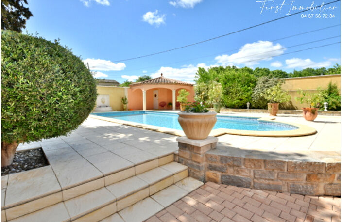 Entre Montpellier et Nimes , sur la commune de GALARGUES Villa F5 ( 4 chambres) sur 1250 m2 + piscine — photo 2