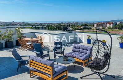Vue dégagée jusqu'à la mer, toit-terrasse spectaculaire de 97 M2 — photo du bien