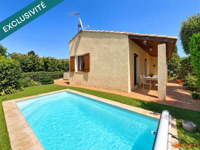 Maison T4 plain-pied, jardin, piscine, garage — photo du bien