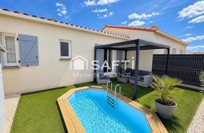 Maison de plain pied T3 de 60m² avec jardin et piscine — photo du bien