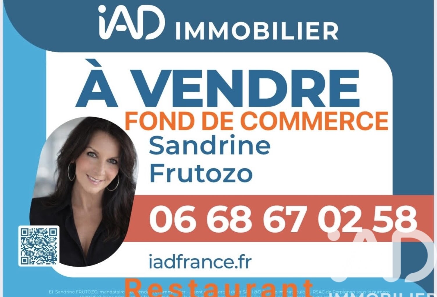 Vente Restaurant 40 m&sup2; — photo 1