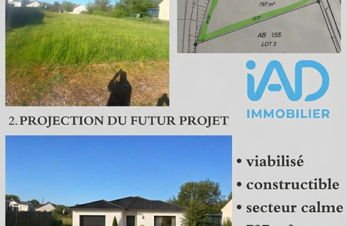 Vente Terrain 797 m&sup2; — photo 3