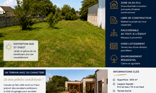 Terrain  503 m² à vendre à Ambon (56190)