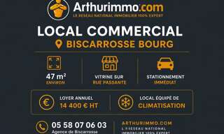 Commerce 2 Pièces 47 m² à louer à Biscarrosse (40600)