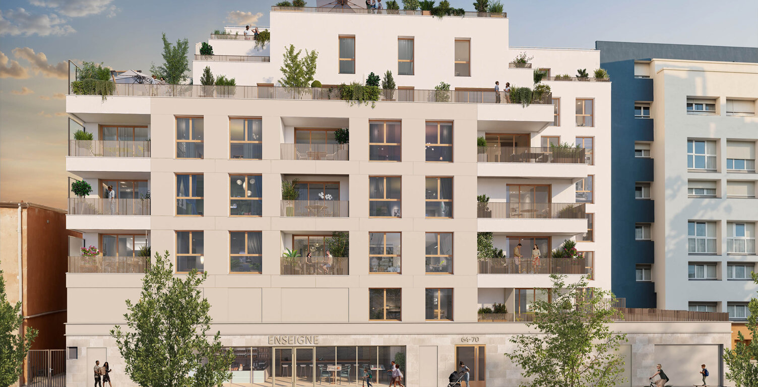 Vente programme neuf T2, T3, T4 41 à 77 m² Aubervilliers (93300) — photo 1