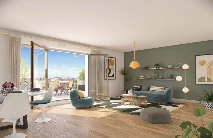 Vente programme neuf T2, T3, T4 41 à 77 m² Aubervilliers (93300) — photo 5
