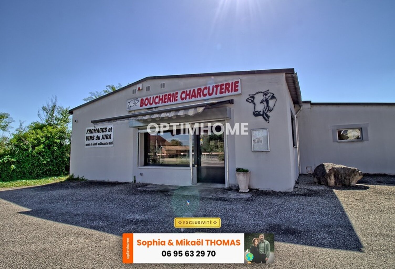 Fonds de commerce BOUCHERIE - CHARCUTERIE - TRAITEUR à vendre AUMONT (39) — photo 1