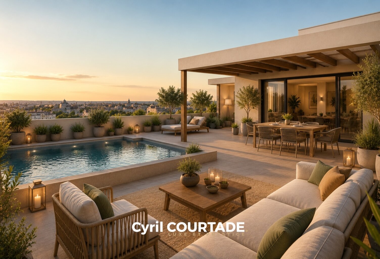 Montpellier, Dpt Hérault (34), Appartement Rooftop d'exception de 108,20 m². Terrasse 116 m² — photo 1