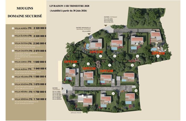 Terrain à vendre  MOUGINS (06) — photo 2