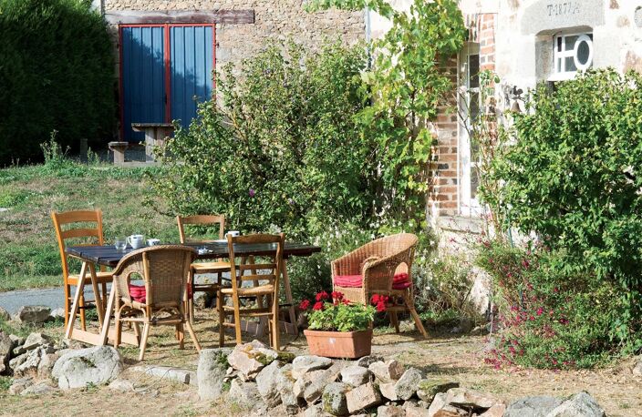 Dpt Creuse (23), à vendre  à Fleurat  maison de 4 pièces de 78 m2 - Grange attenante et terrain de 1289 m2 — photo 4